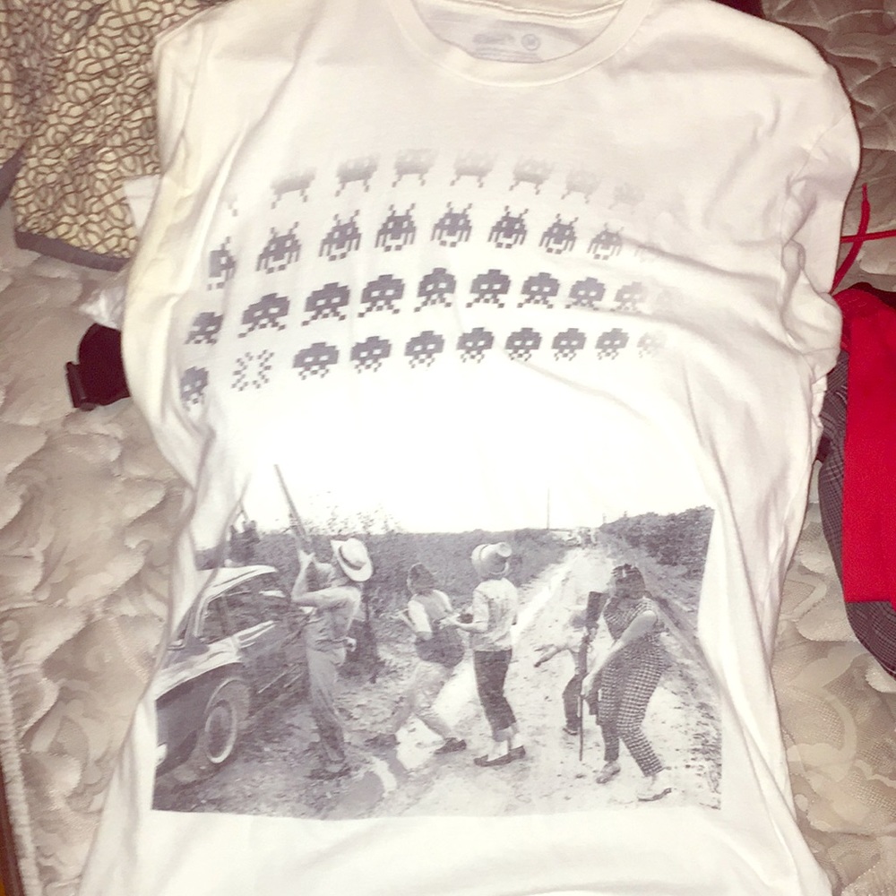 Fly supply invaders shirt